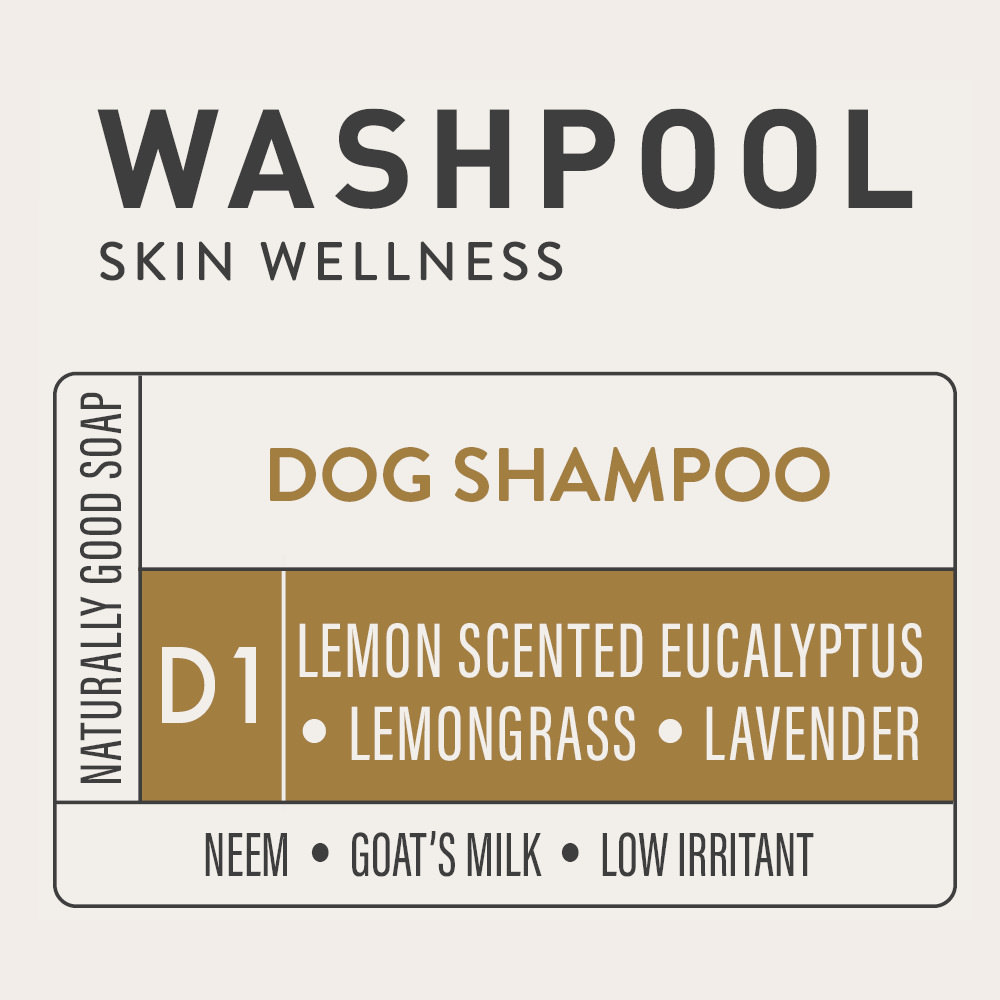 Dog Shampoo with Lemon Scented Eucalyptus, Lemongrass & Lavender (D1)