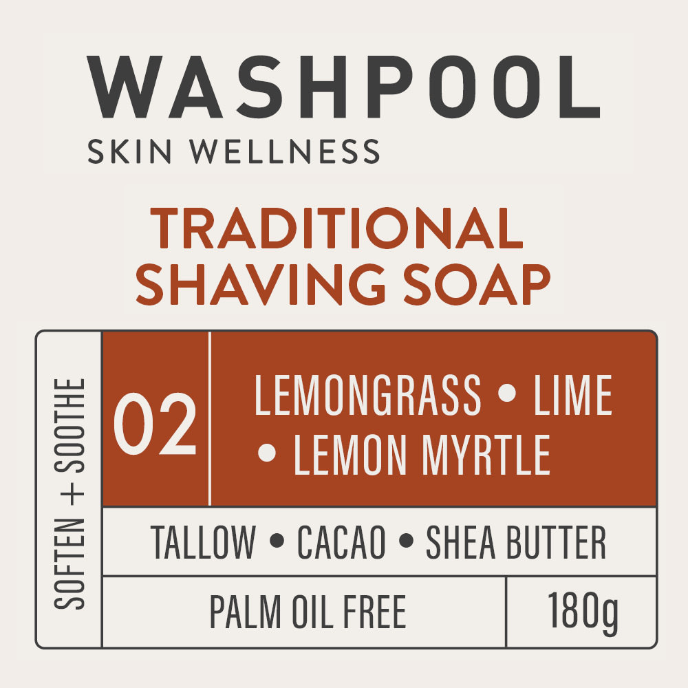 Lemongrass · Lime · Lemon Myrtle Shaving Soap [02]