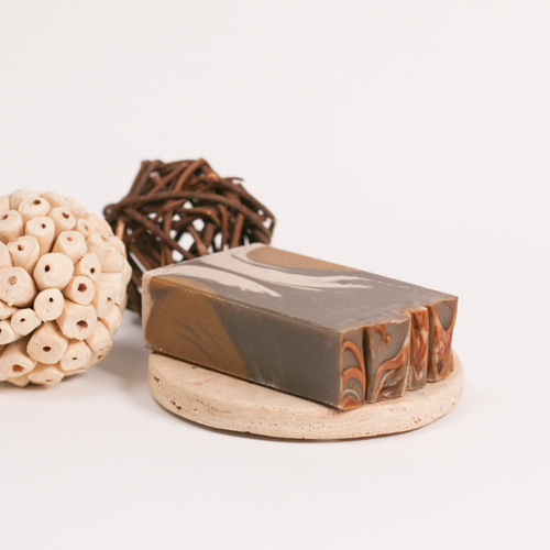 Vanilla, Patchouli, and Sandalwood Luxury Soap Bar with Dead Sea Mud