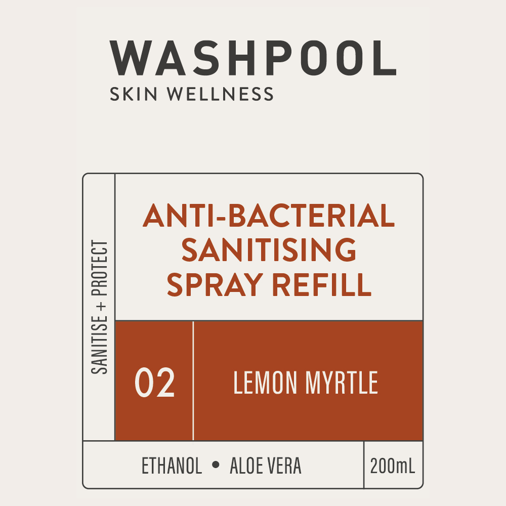Anti-Bacterial Sanitising Spray - 50ml spray bottle + 200ml refill bottle  - Hand & Surface Sanitiser
