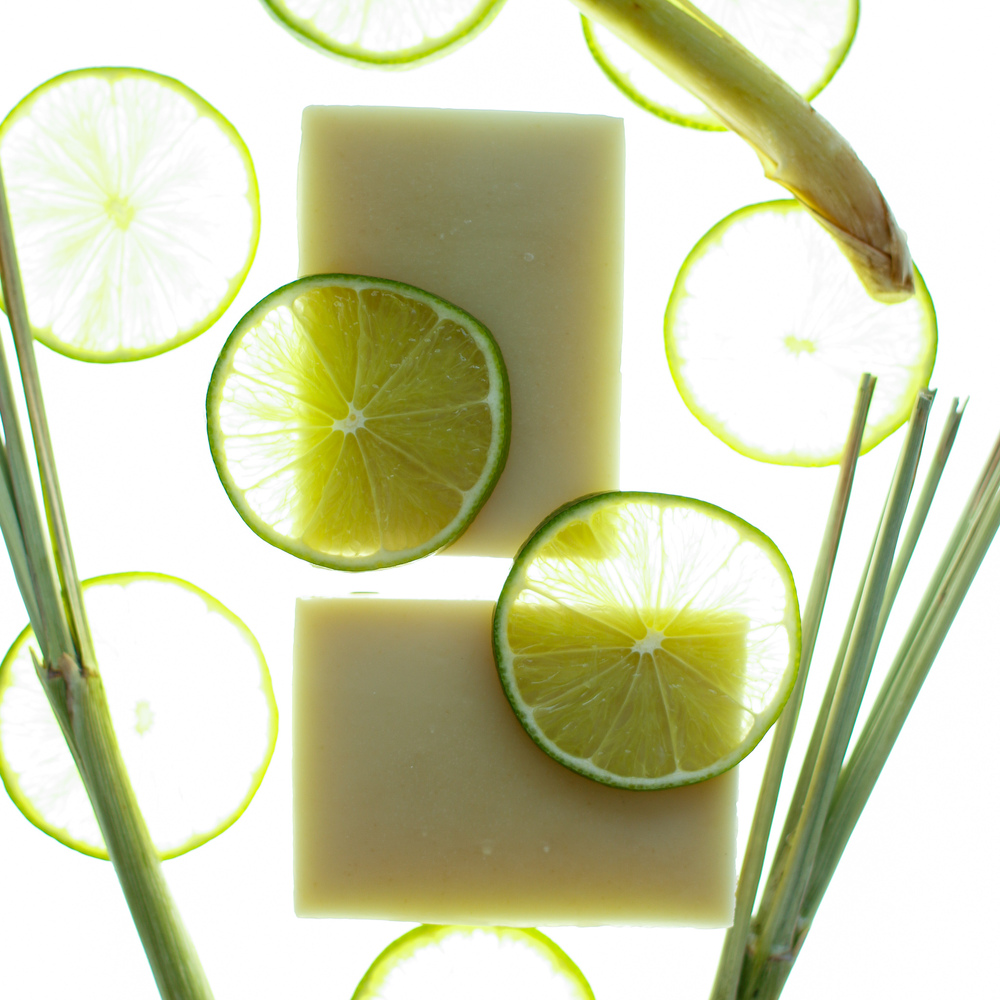 Lemongrass, Lime & Lemon Myrtle Coconut Cream Soap (C3)