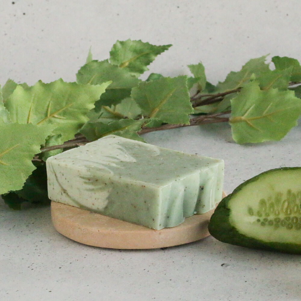Luxury Soap Bar - Fresh Cucumber - Rosemary, Mint & Yoghurt