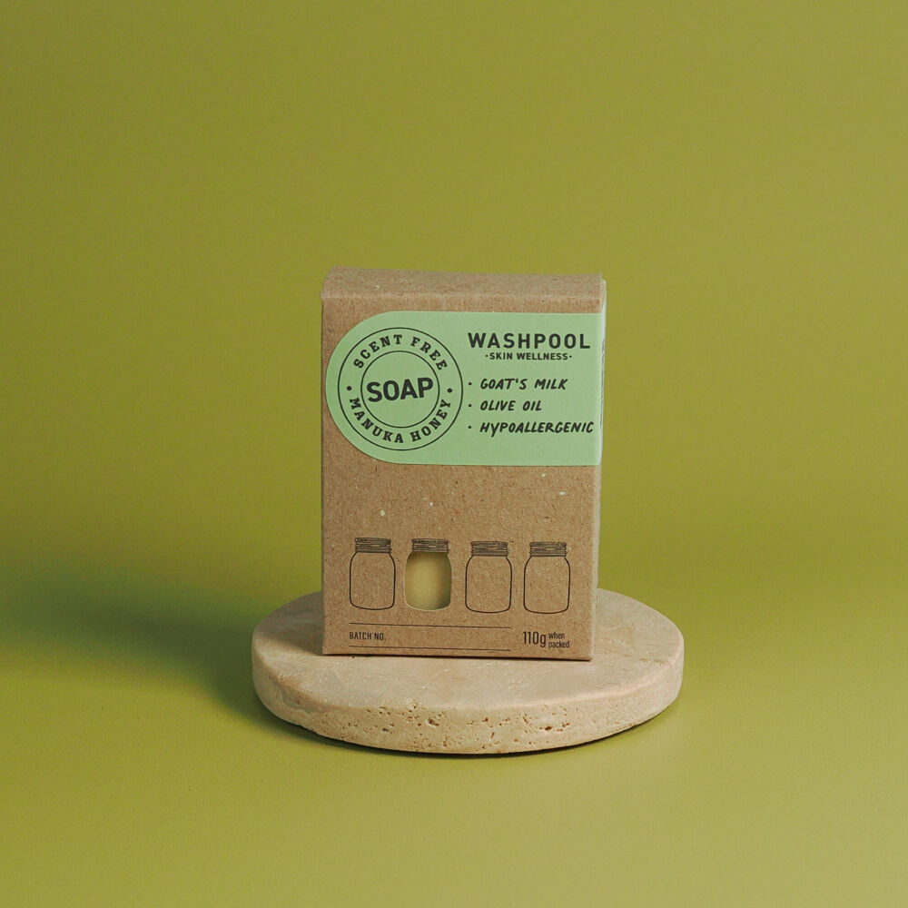 Scent Free Goat's Milk Soap with Manuka Honey One Boxed Bar
