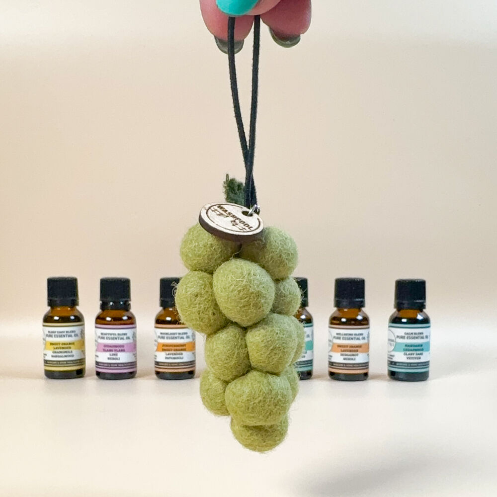 Felt Grape Car Diffuser | Bundle | Fiano