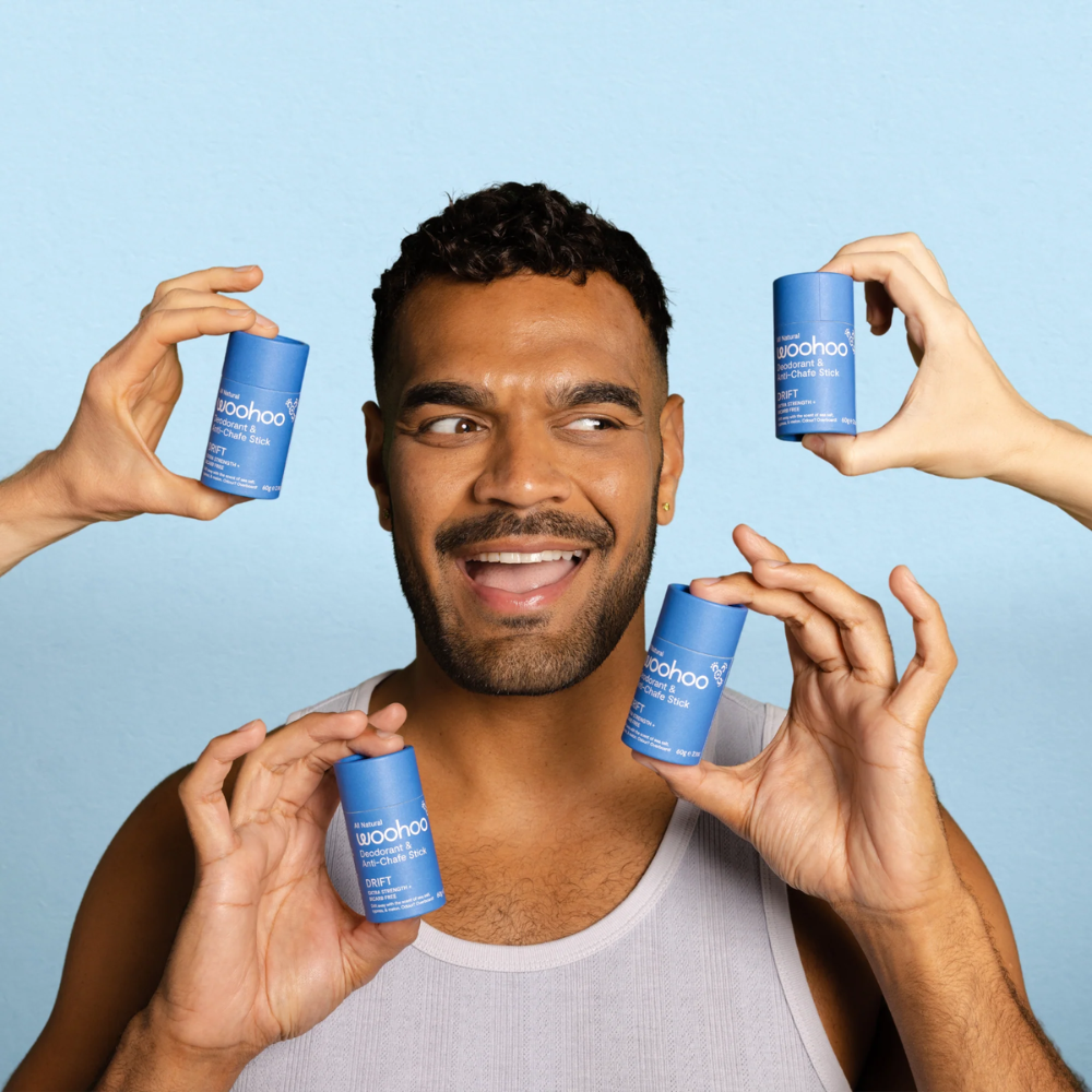 Woohoo All Natural Deodorant Paste Tube (Drift)