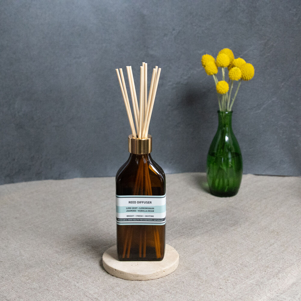Lime Zest · Lemongrass · Jasmine · Rosewood Tea Reed Diffuser Refill