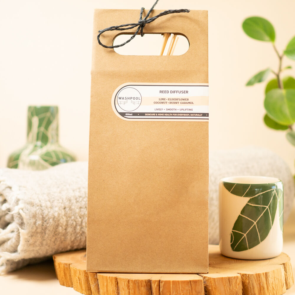 Reed Diffuser | Lime · Elderflower · Coconut · Burnt Caramel 