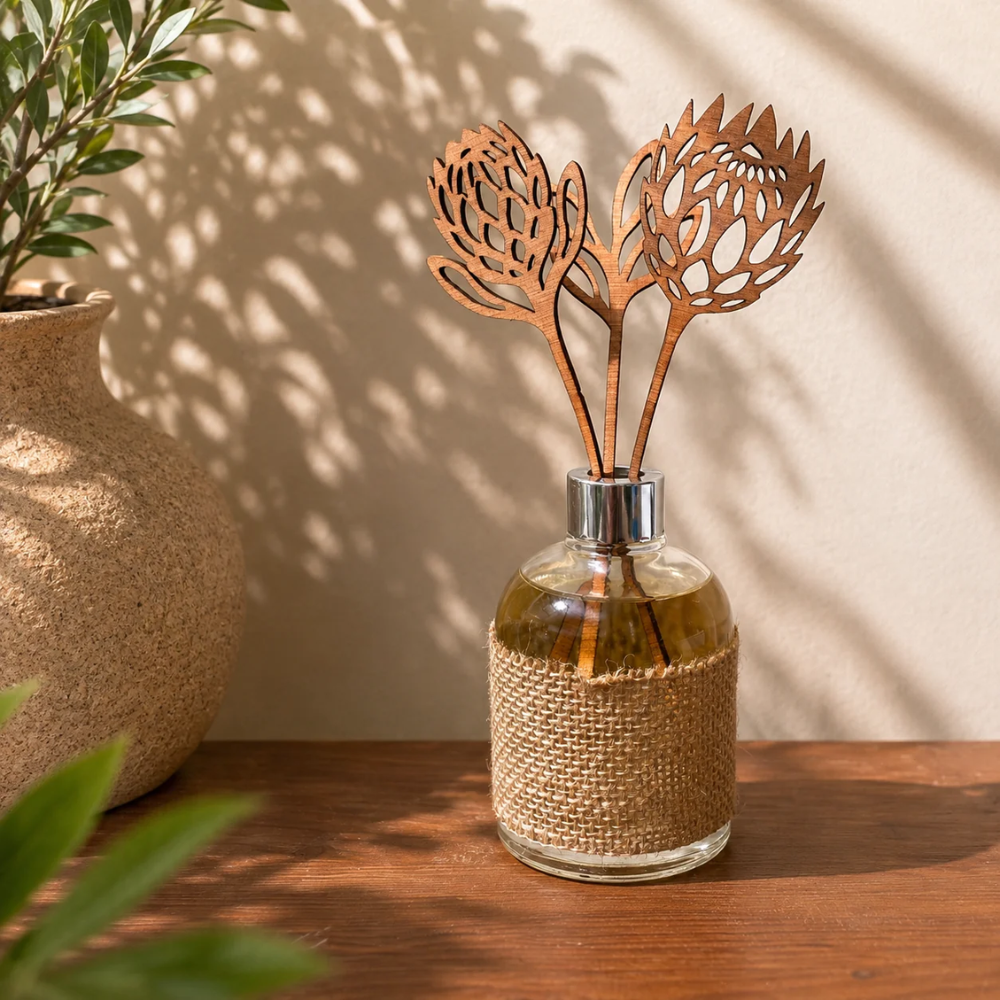Wooden Diffuser Blooms | Red Peg
