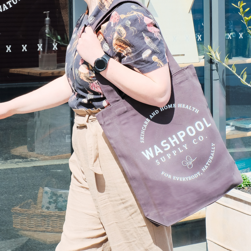 Washpool Canvas Tote Bag [Colour: Charcoal]