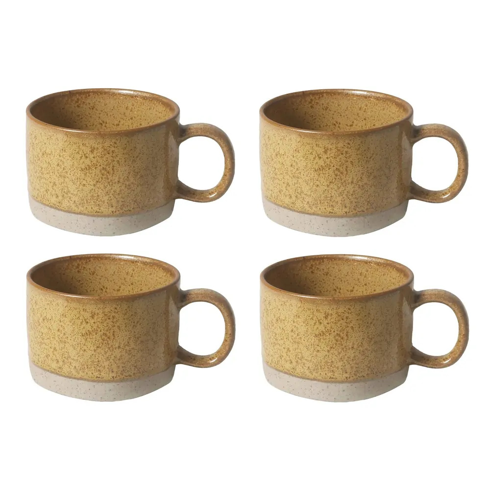 Mug Set | Robert Gordon | Mineral Mugs (Set of 4) | Citrine