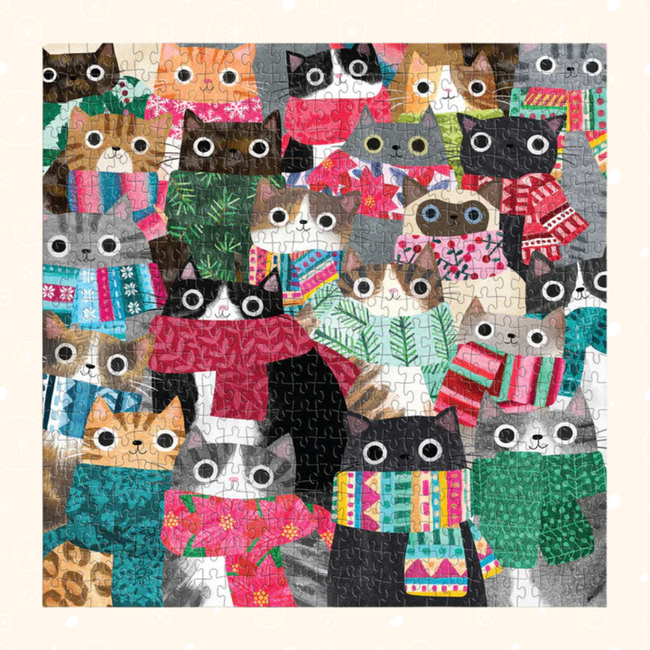 Puzzle | Wintry Cats | 500 Piece
