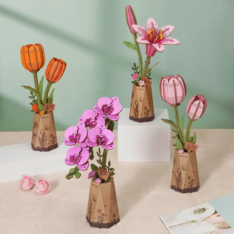 3D Puzzle | Wooden Bloom | Rowood