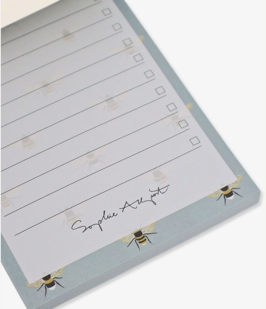 Magnetic List Pad | Bees | Sophie Allport