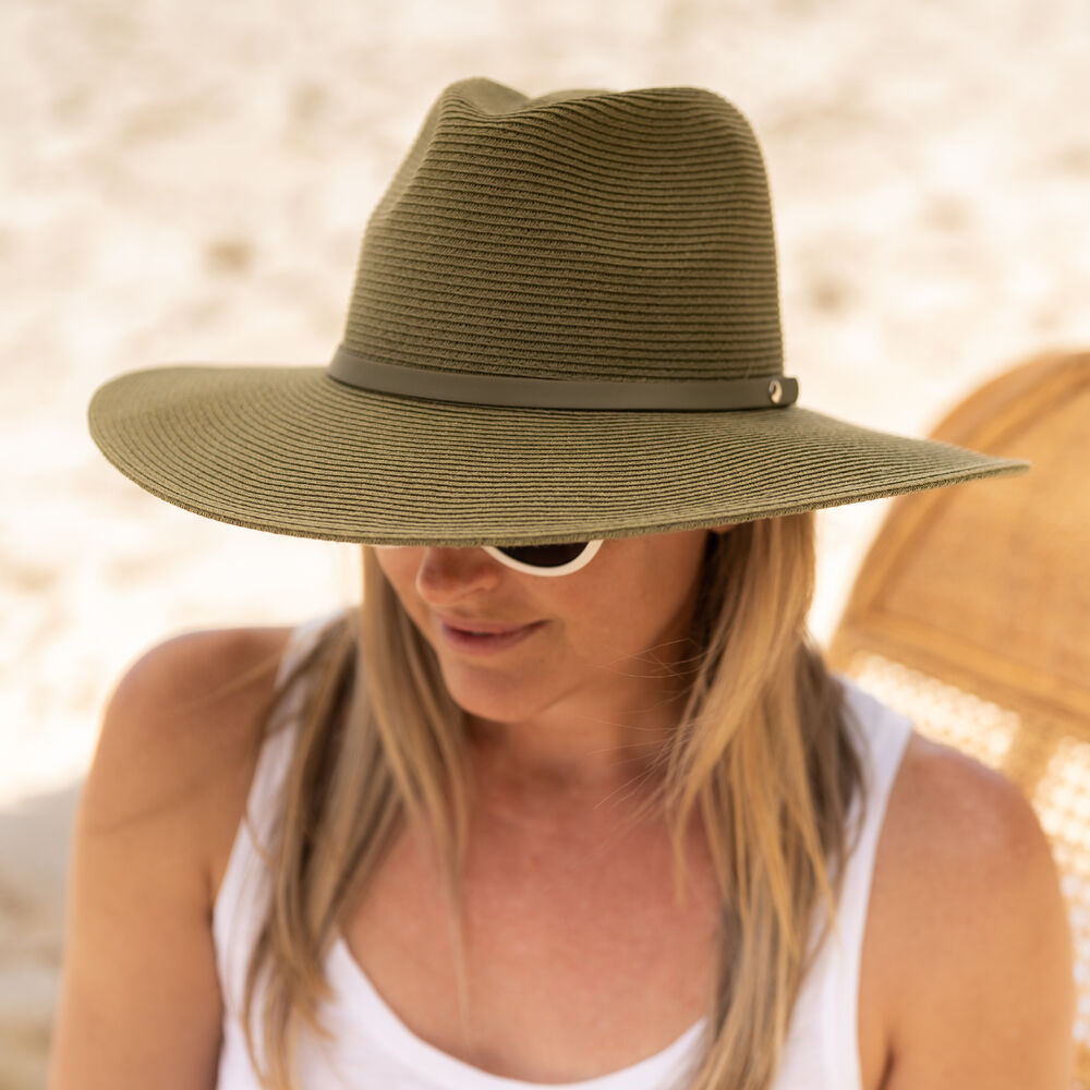 Sundaise | Packable Hat |  Isabelle Raffia Panama Hat