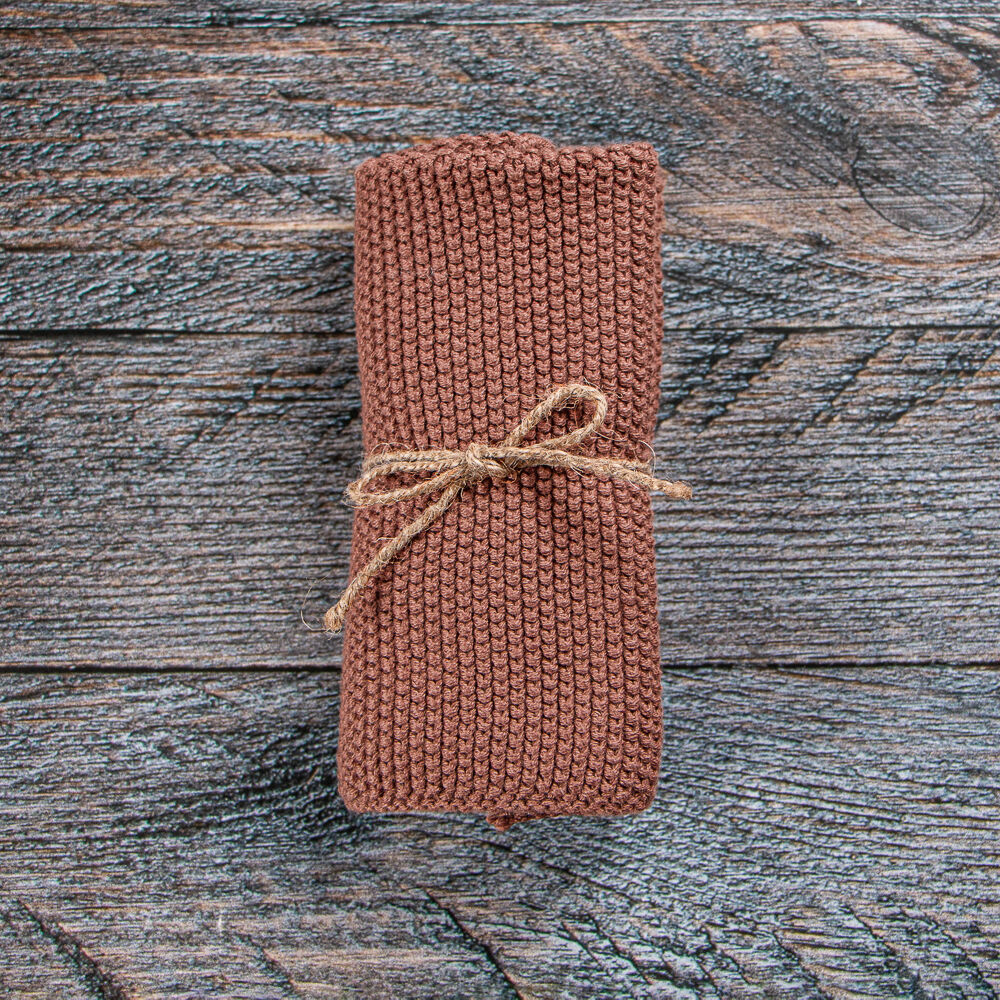 Organic Cotton Washcloth [Colour: Coral]