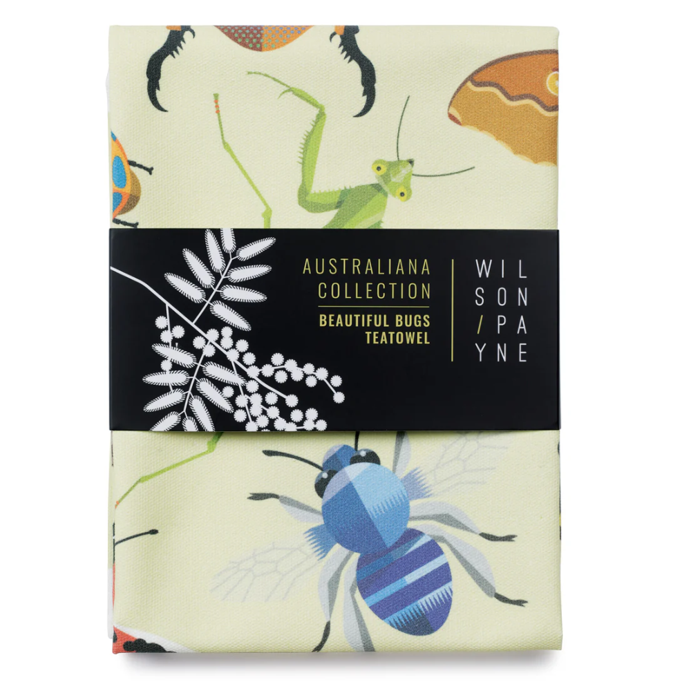 Wilson Payne Cotton Tea Towel | Beautiful Bugs