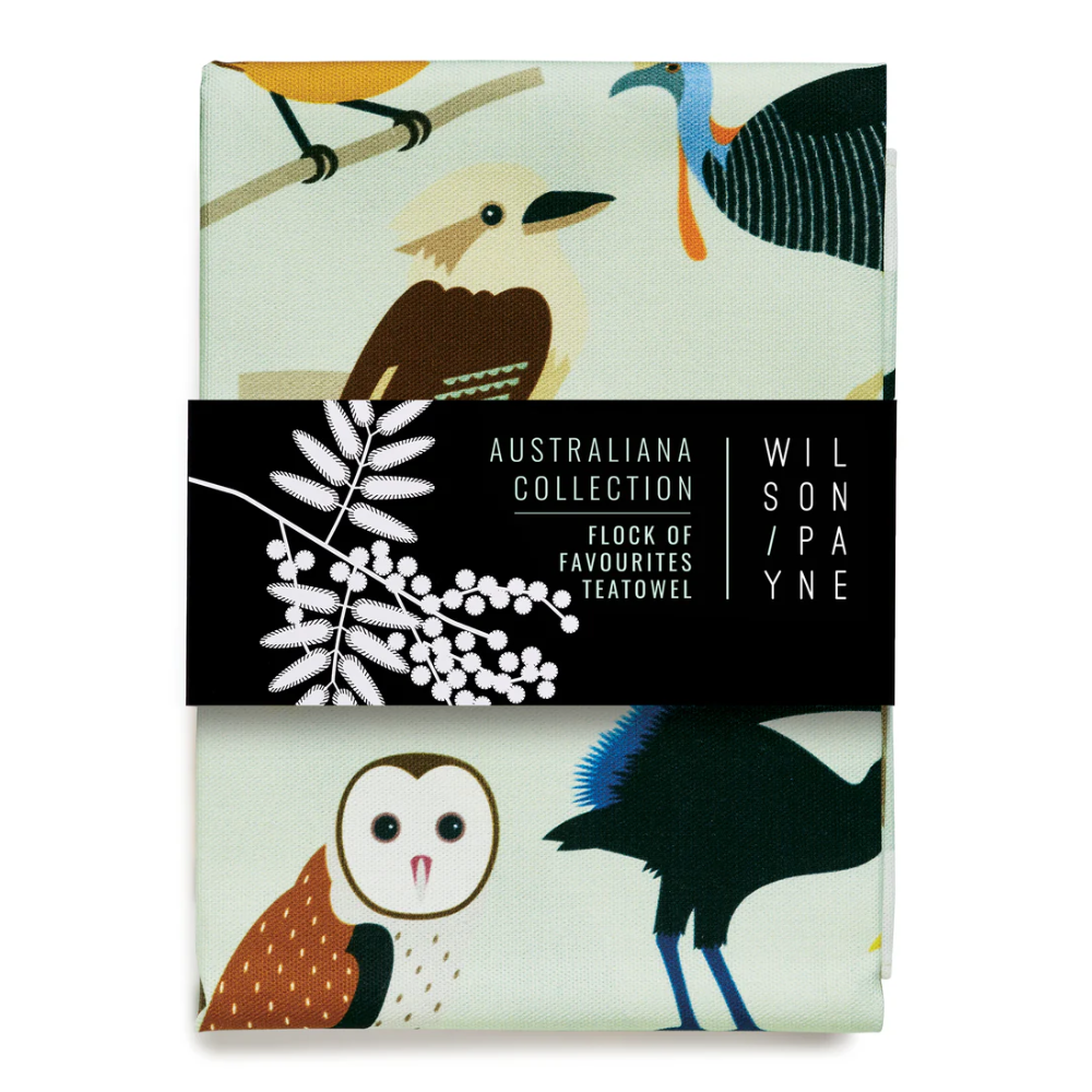 Wilson Payne Cotton Tea Towel | Flock of Favourites