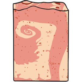 Luxury Soap Bar - Strawberry + Bergamot, Berry, Violet Leaf and Honeysuckle