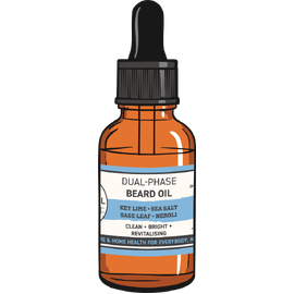 Dual-Phase Beard Oil: Key Lime • Sea Salt • Sage Leaf • Neroli