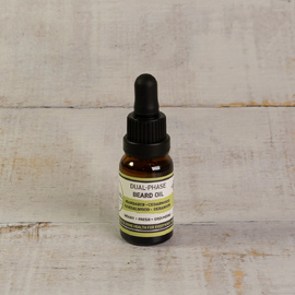 Dual-Phase Beard Oil: Mandarin • Cedarwood • Sandalwood • Geranium