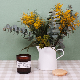 Sweet Orange · Clove · Cinnamon · Black Pepper 260g Aromatherapy Candle [A03]