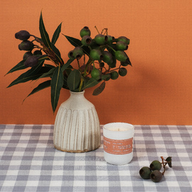 Peach Nectar · Buttermilk · Sweet Almond · Caramel Aromatic Candle [P12-175]