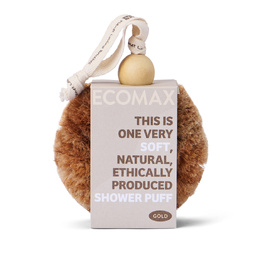 Ecomax | Soft Jute Shower Puff | Gold