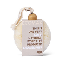 Ecomax | Soft Jute Shower Puff  | White