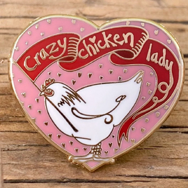 Enamel Pin | Bridget Farmer [Pin Design: Bird Noticer]