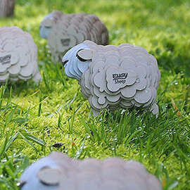 Eugy 018 Sheep Cardboard Kit