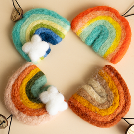 Diffuser | Felt Rainbow | Blue with Cloud