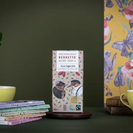 BENNETTO Organic Coffee in 60% Dark Chocolate 80g