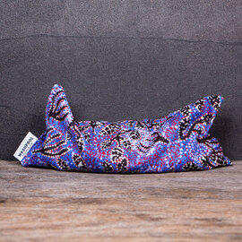 Washpool Heat Pillows-  Water Dreaming Print 100% Cotton Fabric with Australian Lupin Seed Filling