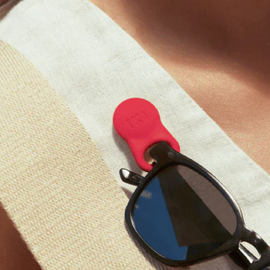 Klipsta SPEX Sunglasses Clip, Pack of two [Spex Colour: Red]