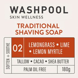 Lemongrass · Lime · Lemon Myrtle Shaving Soap [02]