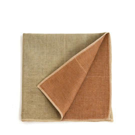 Cotton Face Towel [Colour: Brown/Green]