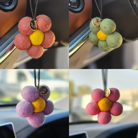 Australian Bush - Felt Flower Air Freshener - Sage