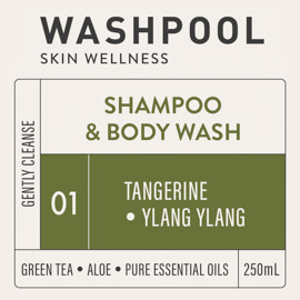 Tangerine · Ylang Ylang Shampoo & Body Wash [Size: 250ml] [01]