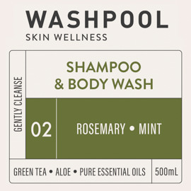 Rosemary · Mint Shampoo & Body Wash [Size: 500ml] [02]
