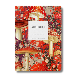 Marble Fungi Premium Paperback Notebook | A6