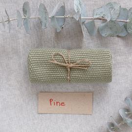 Organic Cotton Washcloth [Colour: Pine]