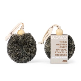 Ecomax | Sisal Shower Puff | Black