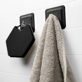 Tooletries | Arnold Reusable Shower Hook | Charcoal