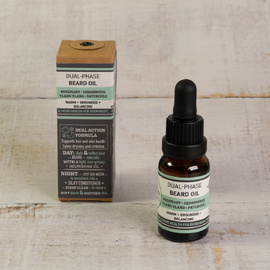 Dual-Phase Beard Oil: Rosemary • Cedarwood • Ylang Ylang • Patchouli