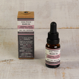 Dual-Phase Beard Oil: Cranberry • Juniper • Cypress • Sweet Orange