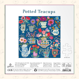 Puzzle | Potted Teacups | 500 Piece Foil
