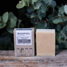 Lemon Scented Eucalyptus & Mint Shower, Shave & Shampoo Soap (S2)