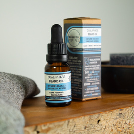 Dual-Phase Beard Oil: Key Lime • Sea Salt • Sage Leaf • Neroli
