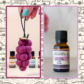 Felt Grape Car Diffuser | Bundle | Sangiovese & Beautiful