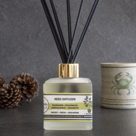 Reed Diffuser | Mandarin, Cedarwood, Sandalwood & Geranium